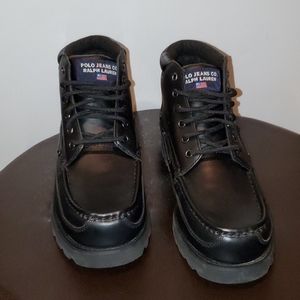Ralph Lauren Polo Jeans Boots Black 11 1/2